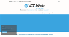 Desktop Screenshot of ictwebsolution.nl