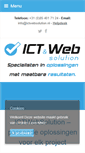 Mobile Screenshot of ictwebsolution.nl